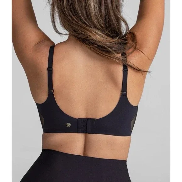 Honeylove Women Bra 36B/C Blue Crossover T Shirt Wireless Strap Adjustable - Picture 13 of 13